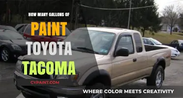 Toyota Tacoma Paint Capacity: Gallons Needed for a Perfect Finish
