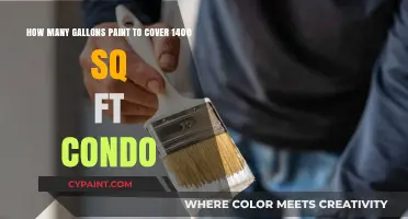 Painting Your 1400 Sq Ft Condo: Gallons of Paint Needed