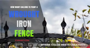 Painting a Wrought Iron Fence: How Many Gallons?