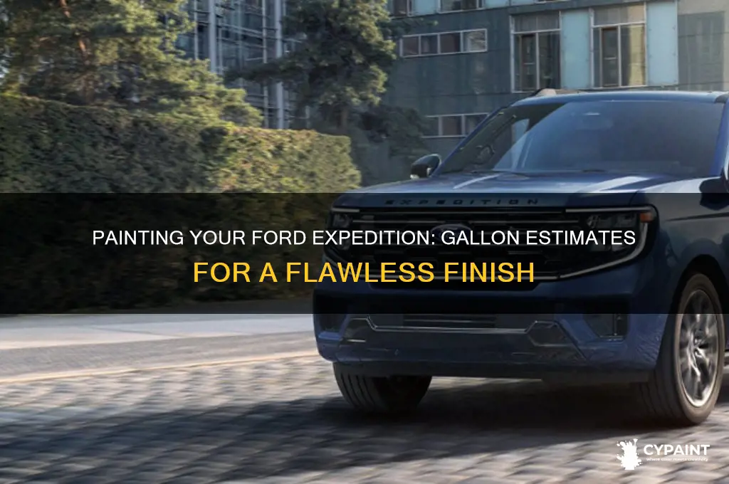 how many gallons to paint ford expedition