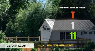 How Many Gallons of Paint Are Needed for a T1-11 Siding?