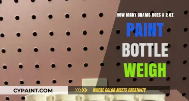 Unveiling the Weight: 2 oz Paint Bottle in Grams