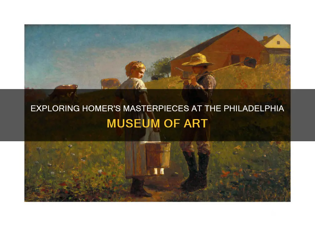 how many homer paintings at philadelphia museum of art