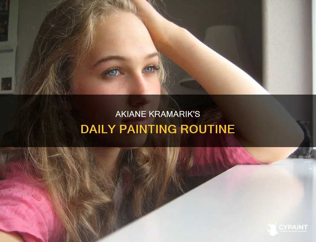 how many hours does akiane kramarik paint per day