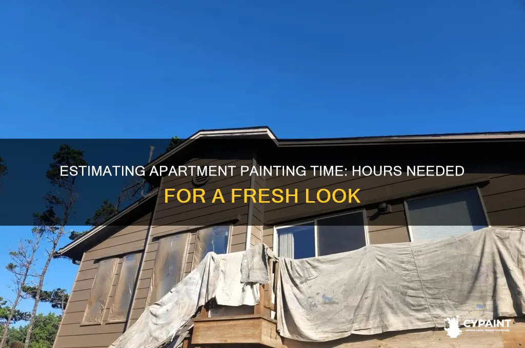 how many hours does it take to paint an apartment