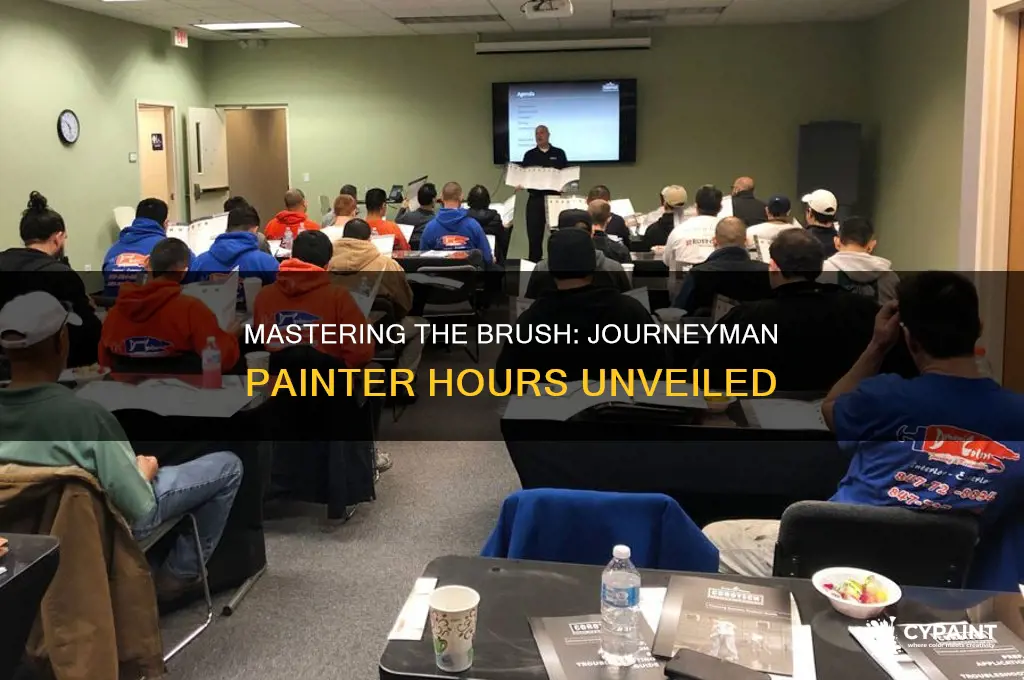 how many hours to become a journeyman painter