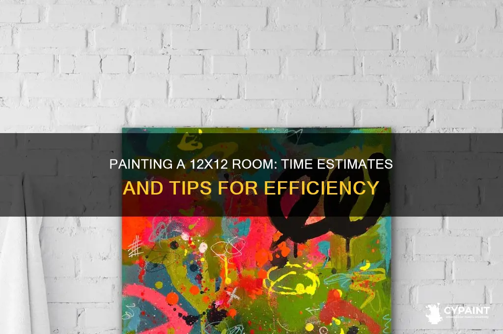 how many hours to paint a 12x12 room