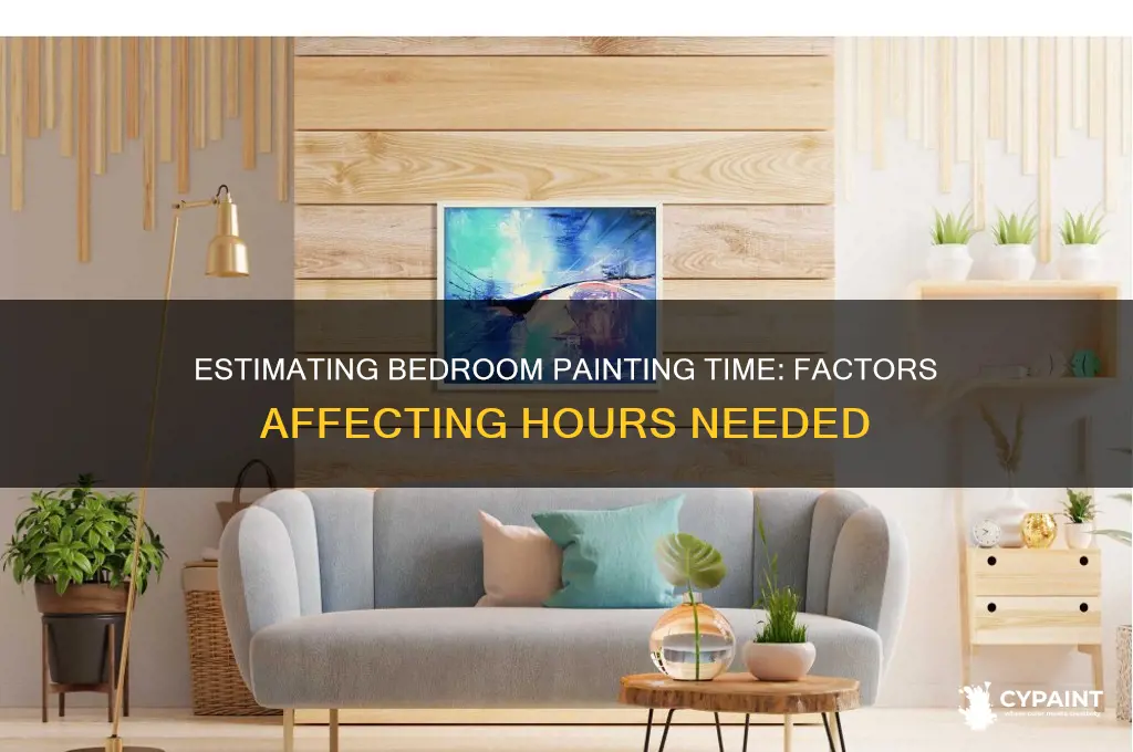 how many hours to paint a bedroom