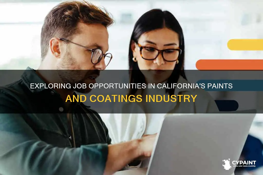 how many jobs are available in paints coatings in california