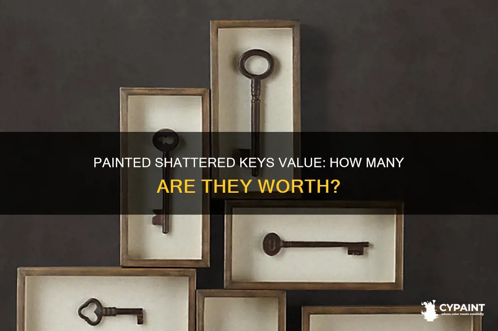 how many keys for painted shattered worth