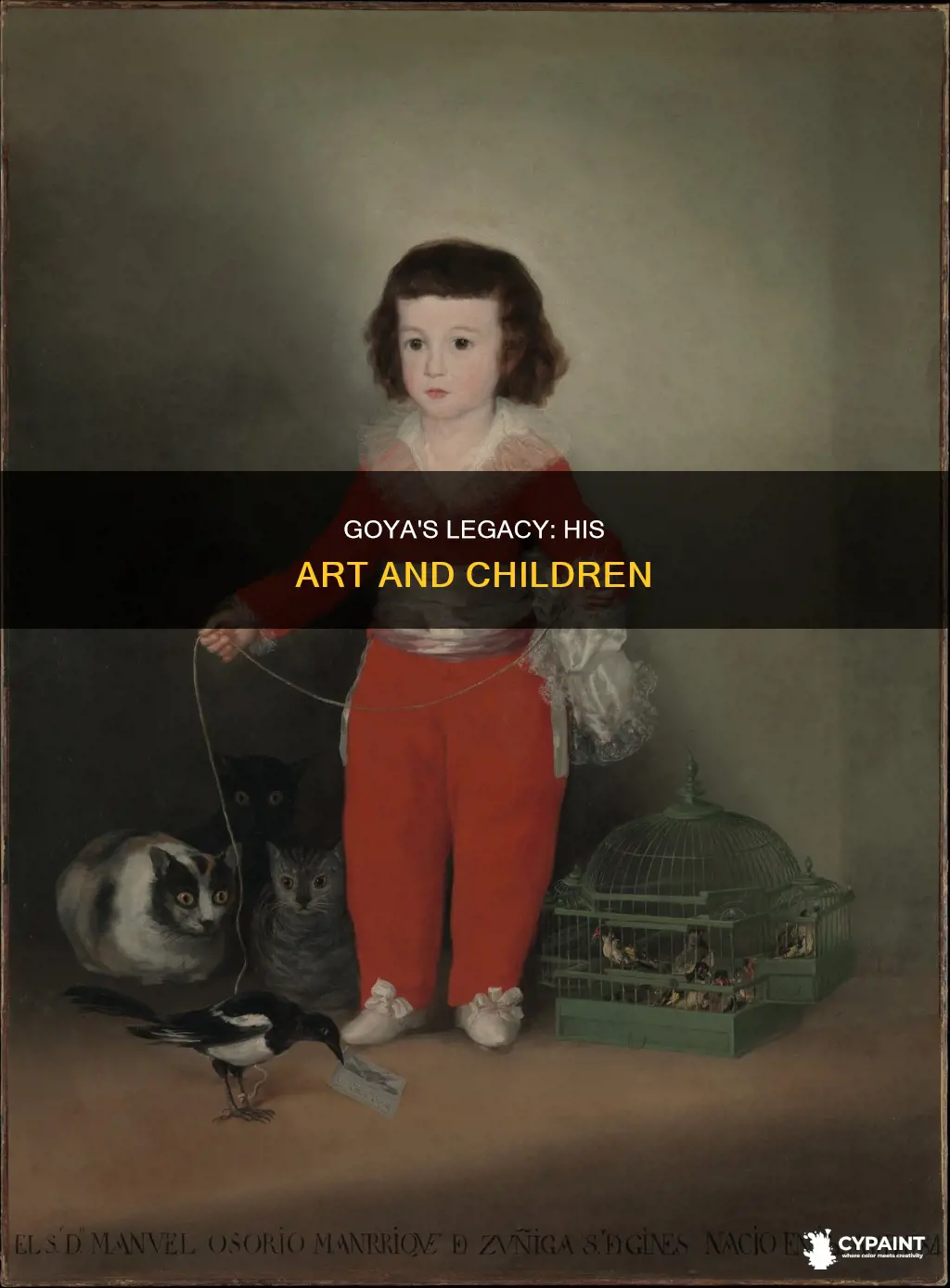 how many kids did francisco goya the painter have