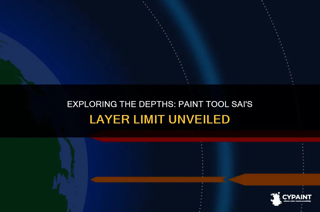 how many layers can paint tool sai have