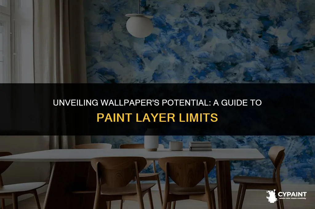 how many layers of paint can wallpaper hold