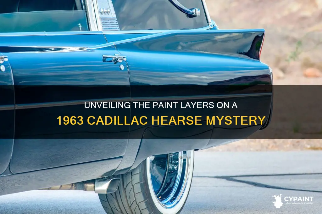 how many layers of paint on a 1963 cadillac hearse
