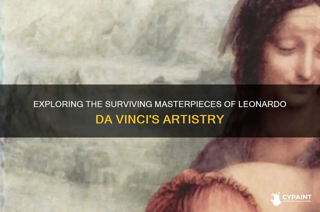 how many leondardo da vinci painting exist