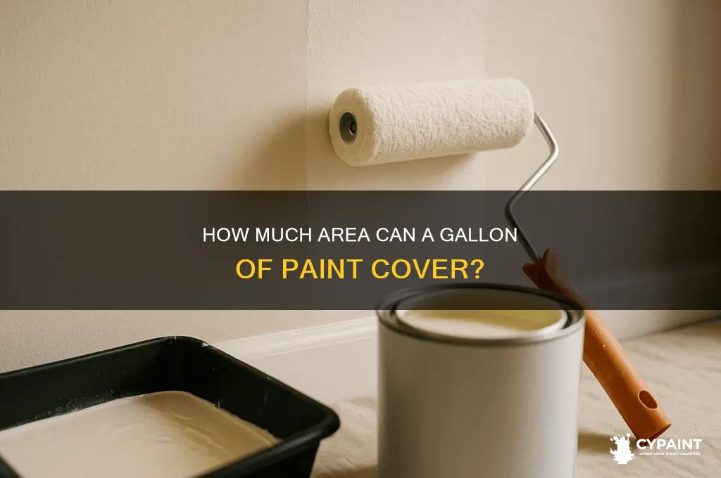 how many linear feet can a gallon of paint cover
