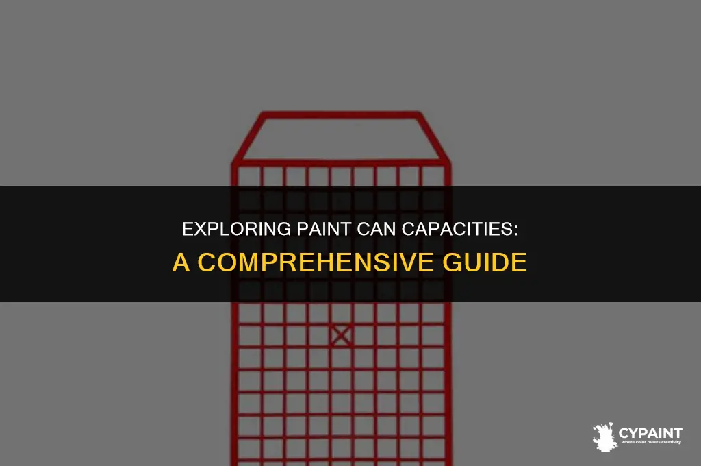 how many liters are in a paint can