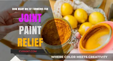 Turmeric Dosage for Joint Pain Relief
