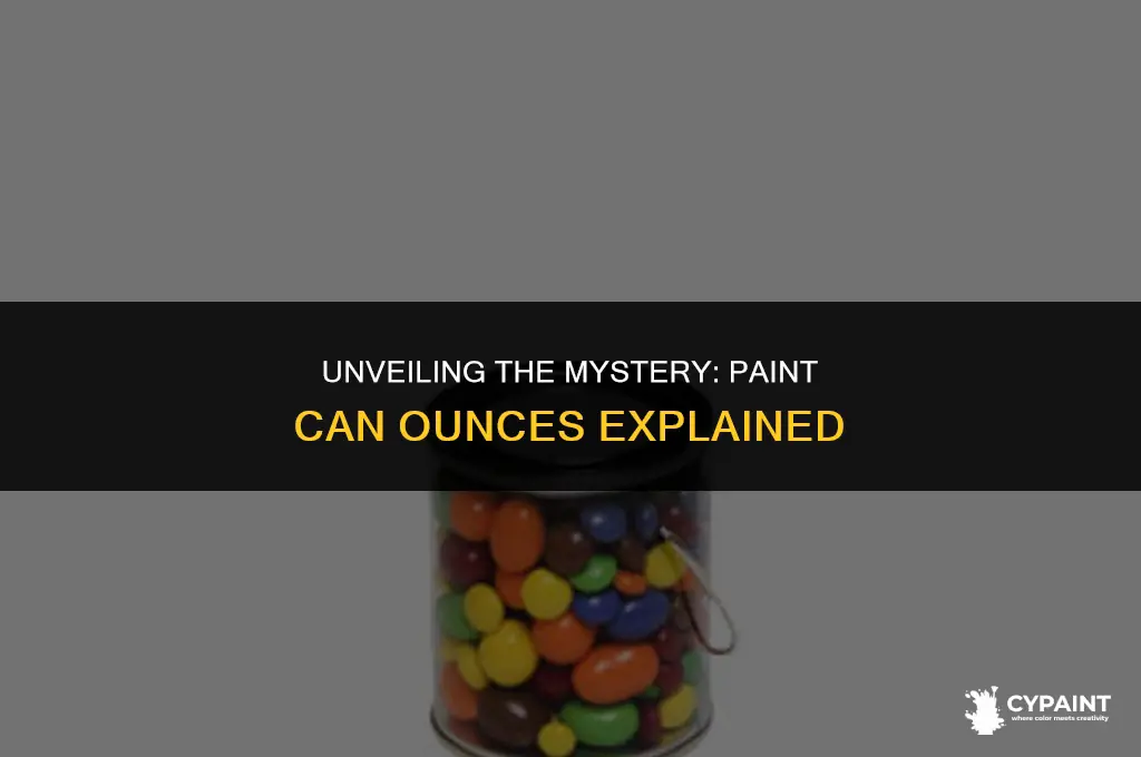 how many ounces in a can of paint
