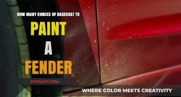 Painting a Fender: How Many Ounces of Basecoat?