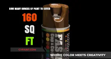 Calculating Paint Amounts: Ounces Needed for 160 Sq Ft Coverage