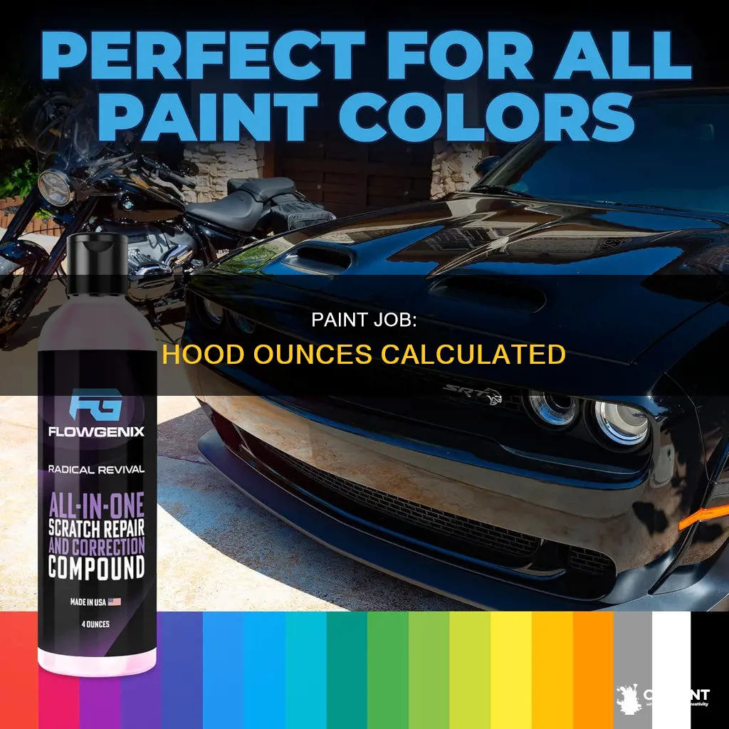 how many ounces of paint to paint a hood