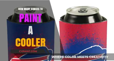 How Many Ounces of Paint Are Needed to Paint a Cooler?