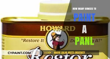 How Many Ounces of Paint Are Needed to Paint a Panel?