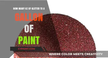 Glitter Paint Ratio: How Much Glitter to Add per Gallon?