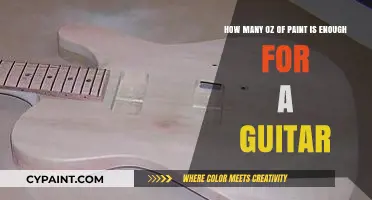 How Much Paint Do You Need to Paint a Guitar?