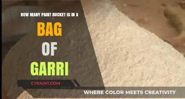 Measuring Garri: How Many Paint Buckets Fit in a Bag?