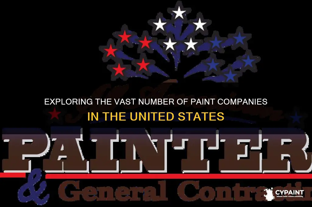 how many paint companies in united states