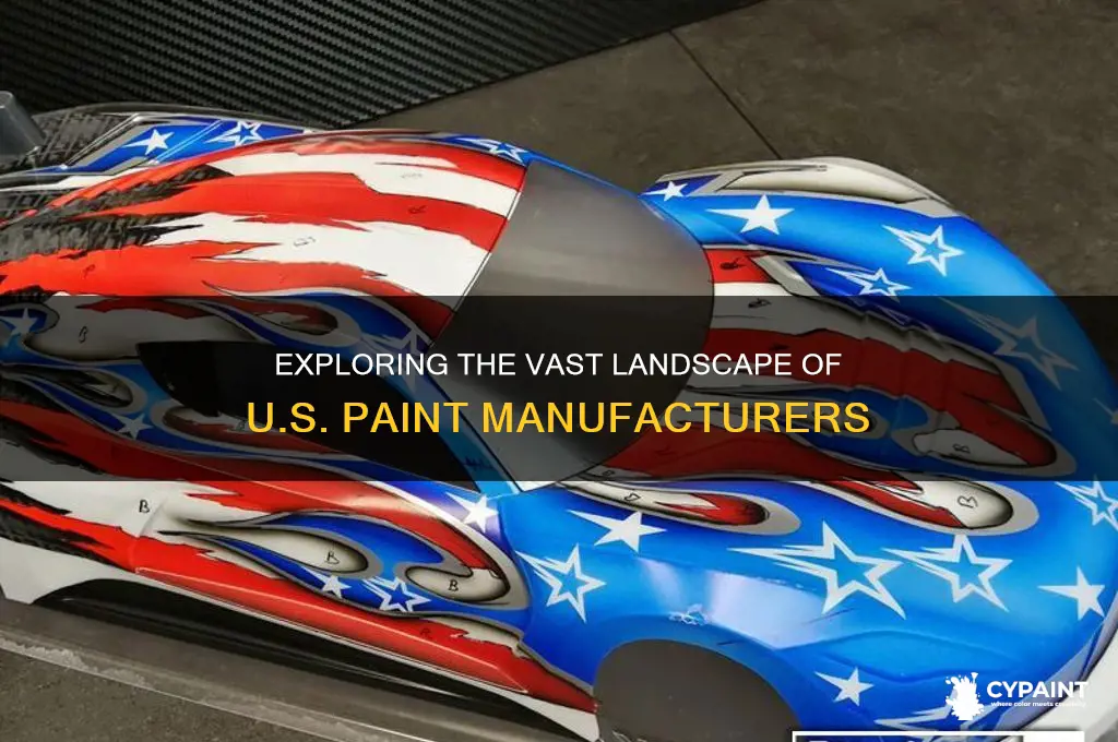 how many paint manufacturers are there in the united states