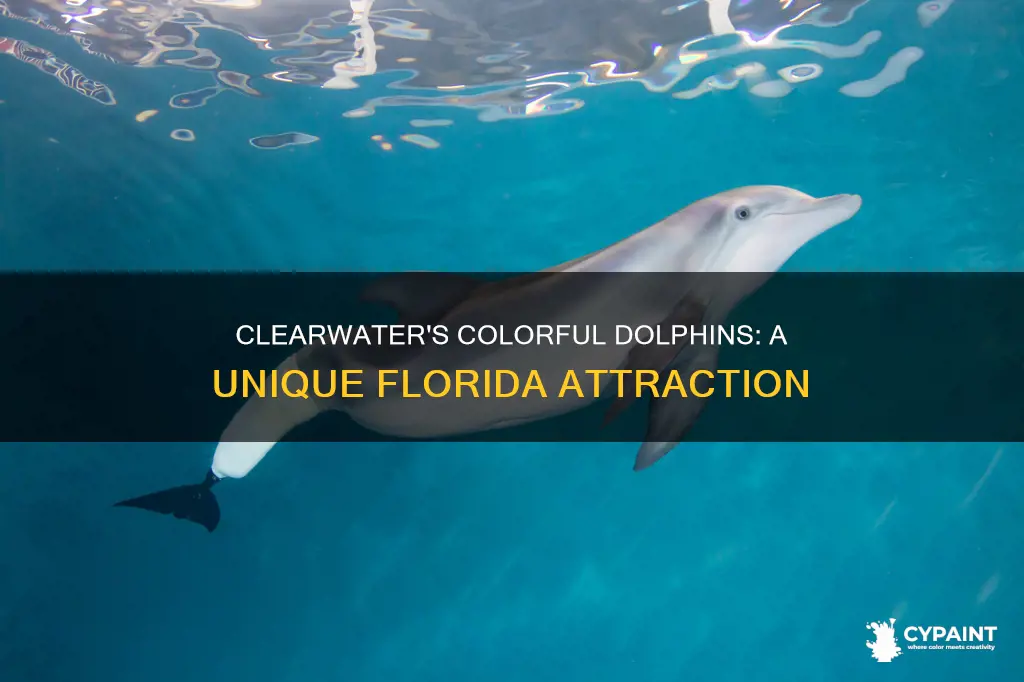 how many painted dolphins are there in clearwater florida