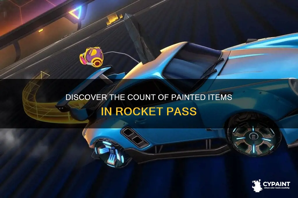 how many painted items in rocket pass