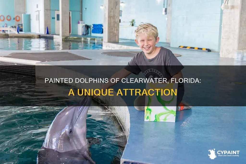how many painted polphins are there in clearwater florida