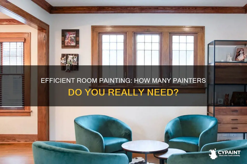 how many painters does it take to paint a room