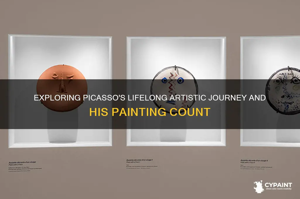 how many painting did picasso paint during his life time
