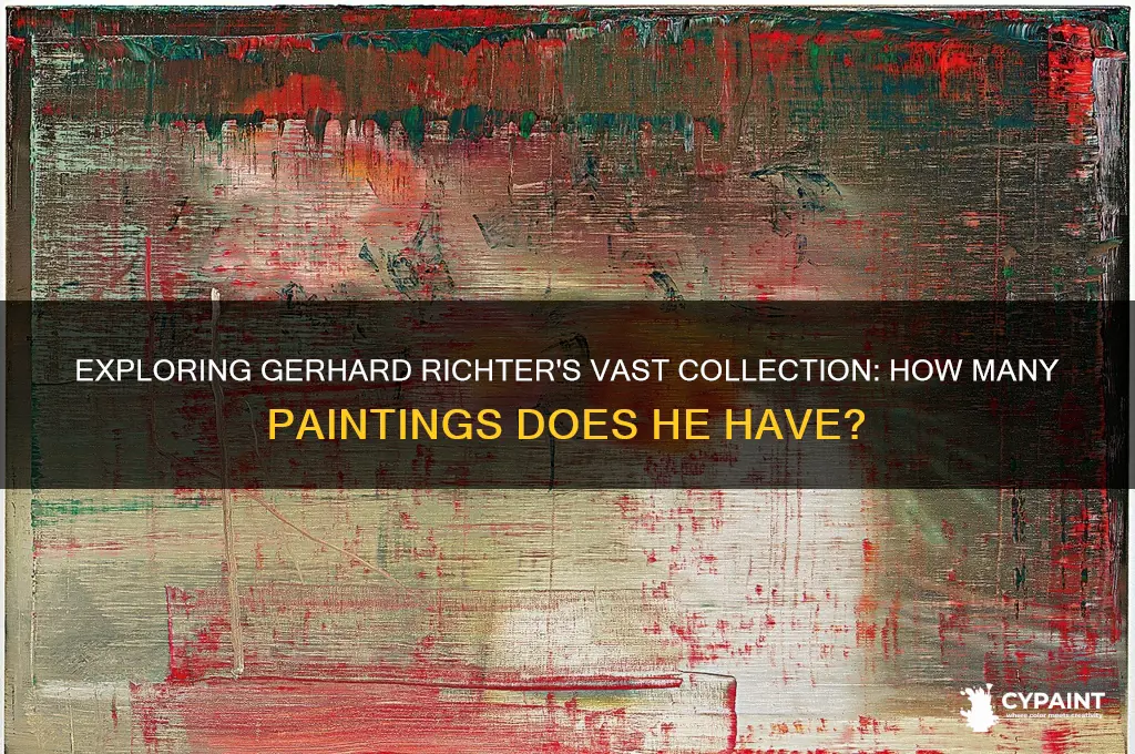 how many painting does gerhard ricter have