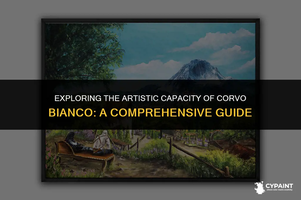 how many paintings can be at corvo bianco