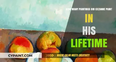 Cezanne's Lifelong Dedication: A Collection of Paintings