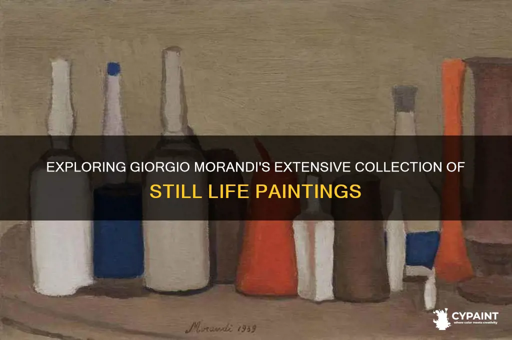 how many paintings did giorgio morandi paint