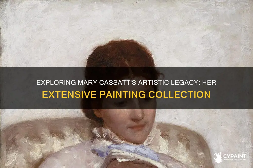 how many paintings did mary cassatt do