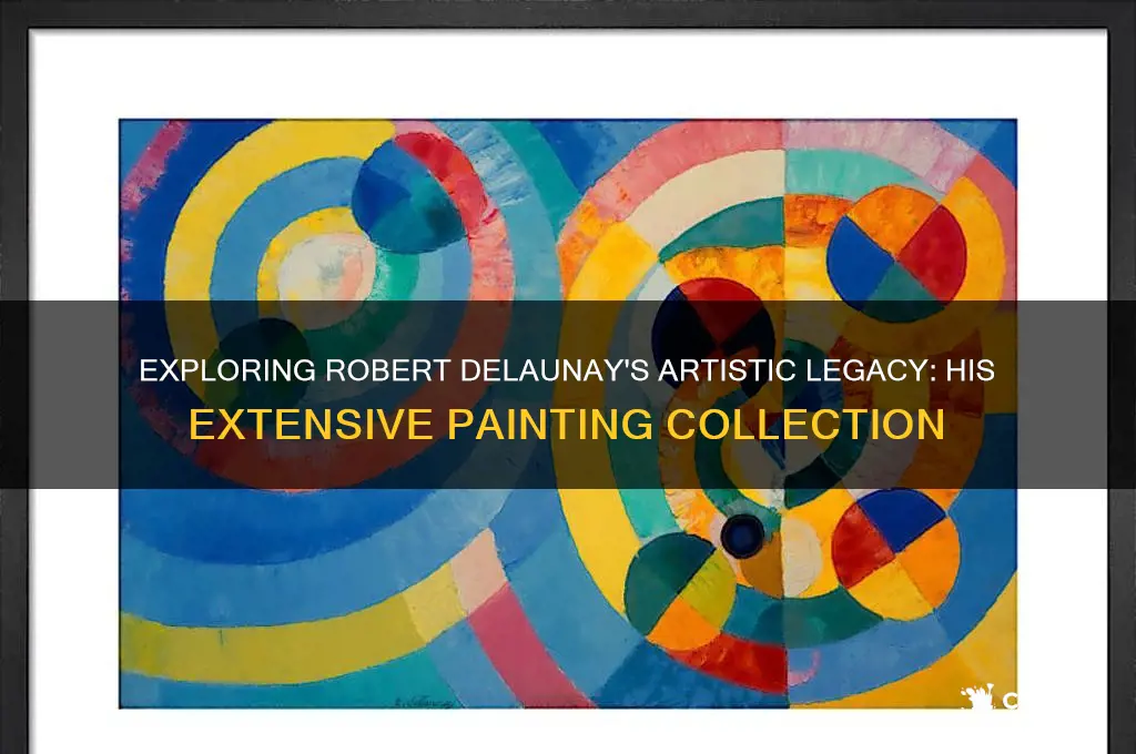 how many paintings did robert delaunay paint