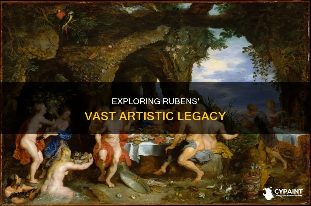 how many paintings did rubens produce in his lifetime
