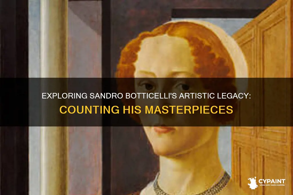how many paintings did sandro botticelli have