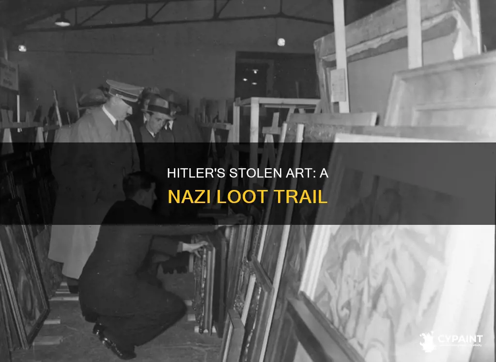 how many paintings did the nazis steal for hitler