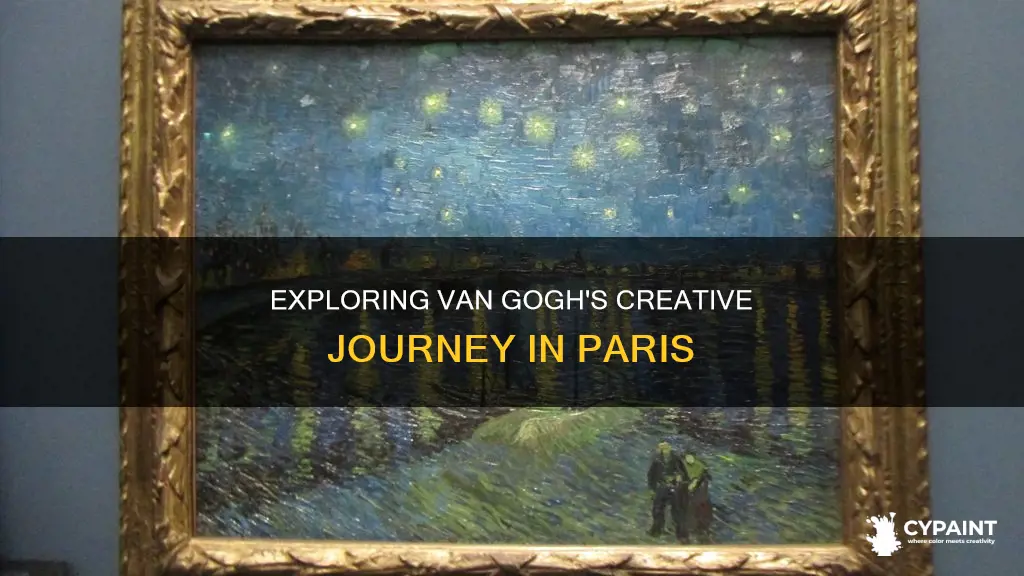 how many paintings did van gogh paint in paris