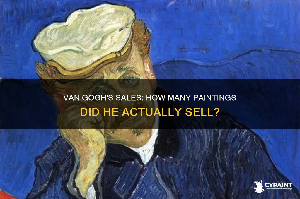 how many paintings did van gogh sold