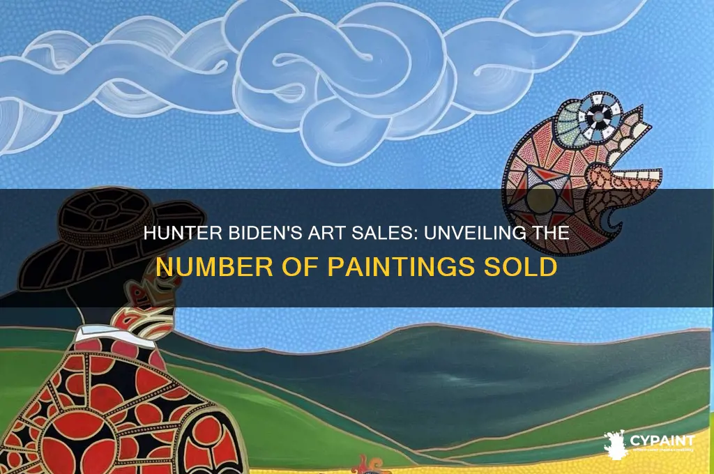 how many paintings has hunter biden sold